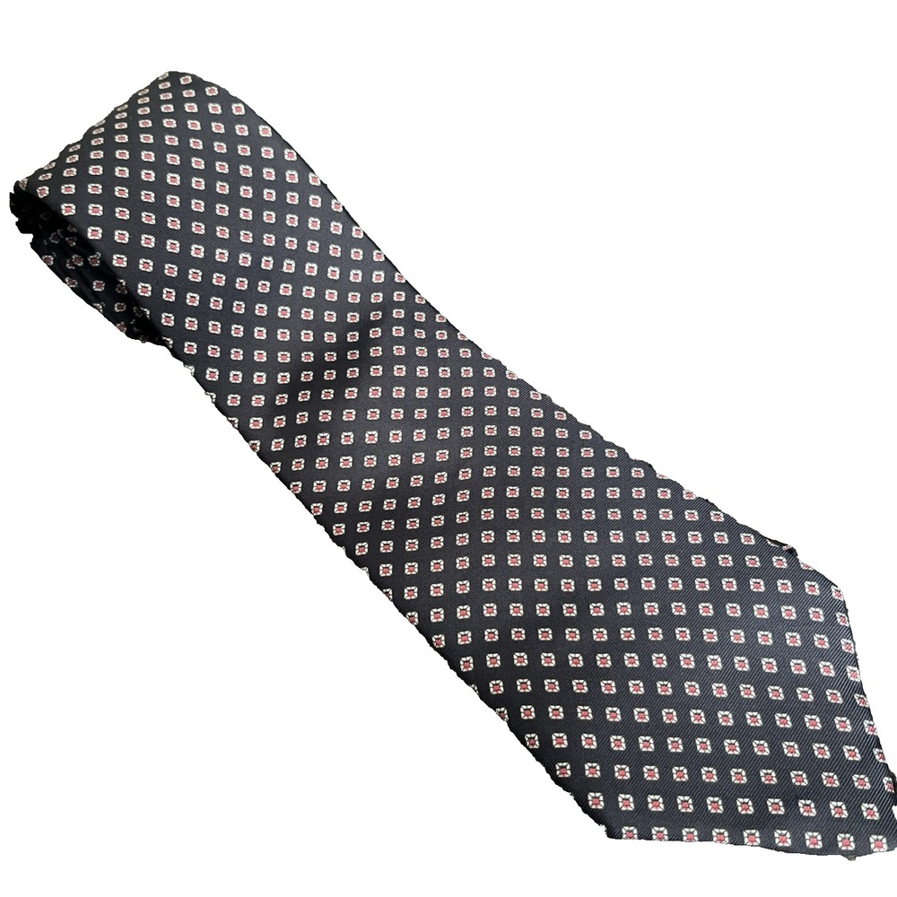 Vintage Yves Saint Laurent YSL Silk Necktie Made in USA Classic Designer Tie